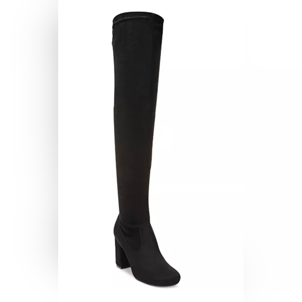 Carlos by Carlos Santana Rumor over-the-knee block-heel boot Black size 8.5